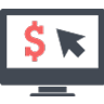 An icon for Pay Per Click from Rescue My Business.